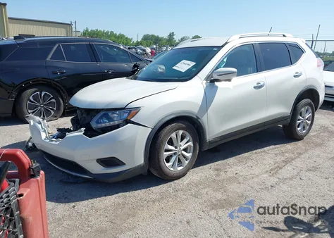 2016 Nissan Rogue Sv z USA, uszkodzony, nr VIN JN8AT2MV0GW138937
